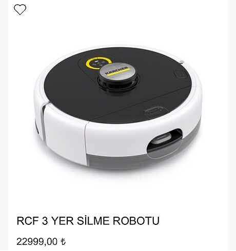 Diğer Karcher yer silme robotu