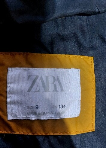 Zara erkek çocuk mont