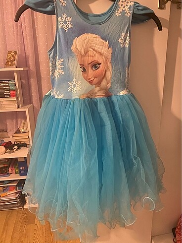 Elsa baskılı elbise