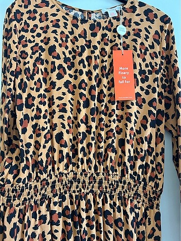l Beden Leopar Elbise