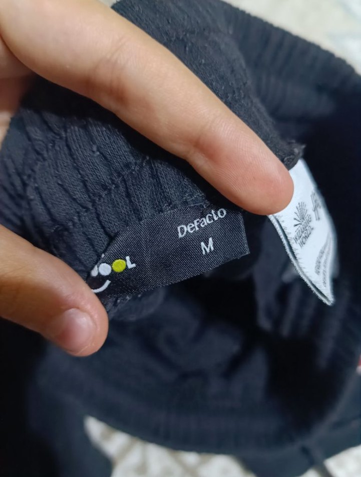 Siyah  Kadın Eşofman Altı - Görsel 2