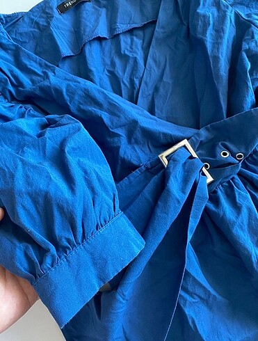 42 Beden Trendyolmilla kemer detaylı elbise