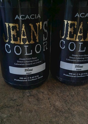 Jeans color mavi saç boyası 2 adet