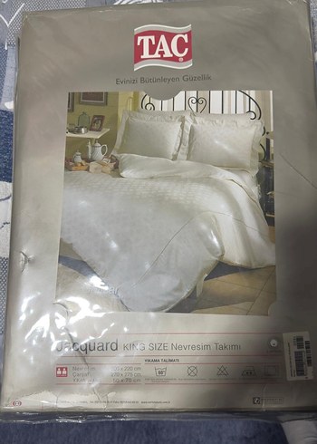 Tac King Size Jakarlı Nevresim Takımı