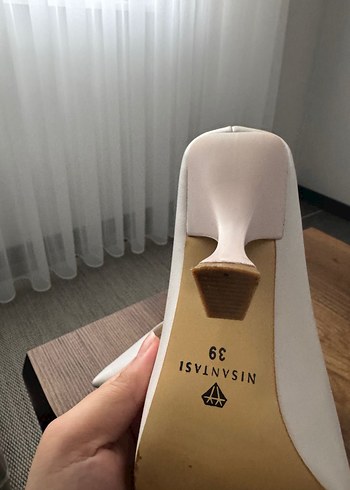 Kadın Beyaz Stiletto Topuklu Ayakkabı - Görsel 7