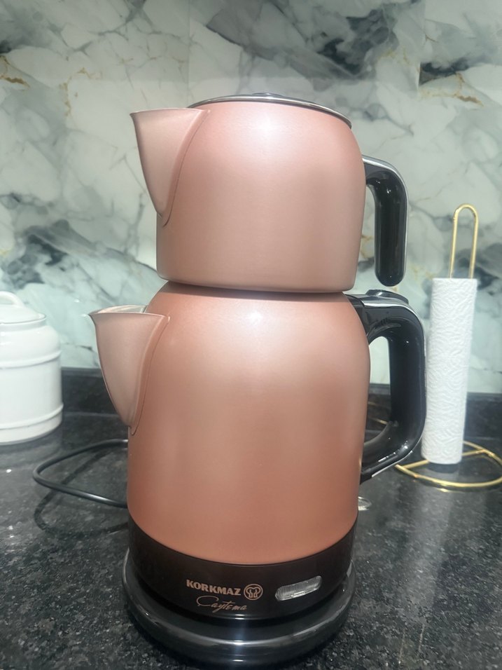 Korkmaz rose gold  Çay Makinesi - Görsel 2