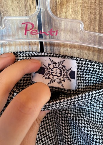 Cırtlı Gri havuç kumaş Pantolonu - Görsel 5