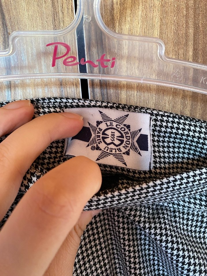 Cırtlı Gri havuç kumaş Pantolonu - Görsel 5