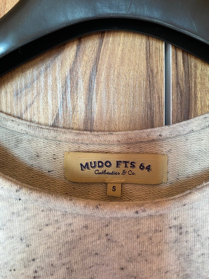 Bej Gri Örme Midi Keten Elbise - Görsel 3