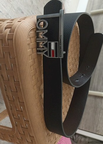 Tommy Hilfiger Siyah Erkek Kemer