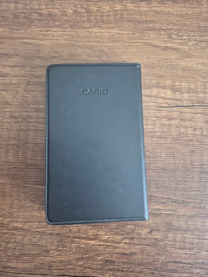 Casio Hesap Makinesi Cüzdanı Gri Bej - Görsel 2