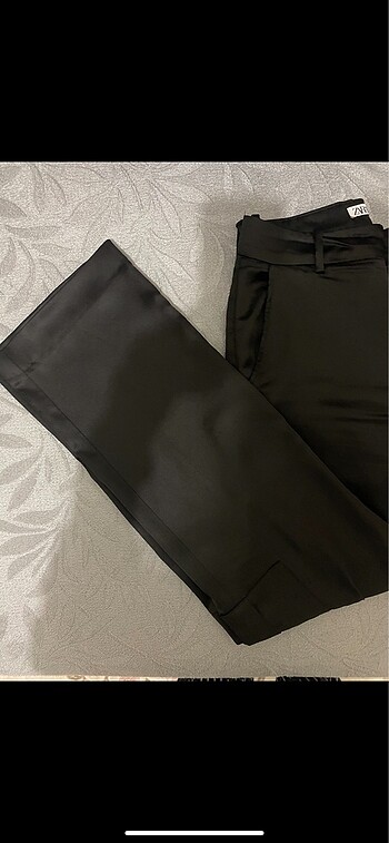 Zara saten pantolon