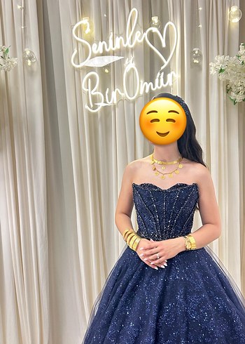 Lacivert Nişan Elbisesi - Görsel 2