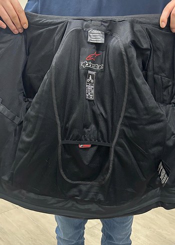 Alpinestars Faster V2 Siyah Deri Motosiklet Montu - Görsel 3