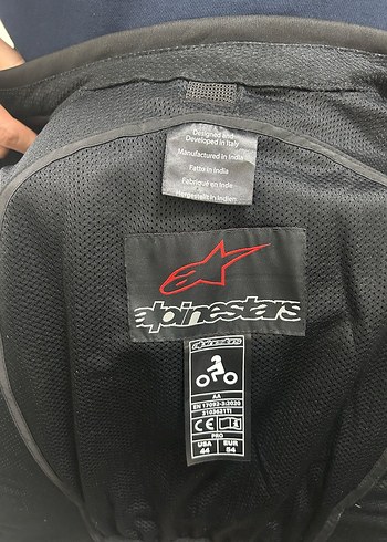 Alpinestars Faster V2 Siyah Deri Motosiklet Montu - Görsel 2