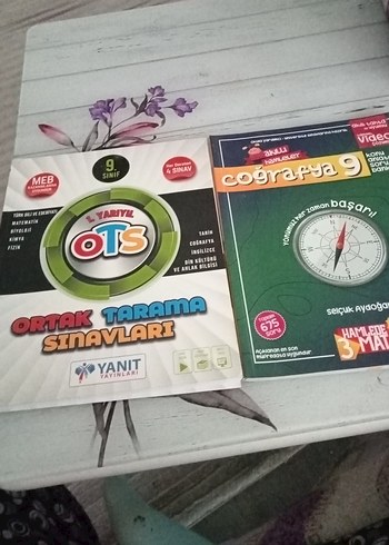 9. Sınıf OTS Ortak Tarama Sınavları ve Coğrafya Kitabı