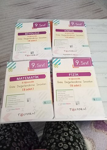 9. Sınıf test okul ve Matematik Ünite Sınavları (4lü fiyat