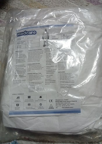 Gri Erkek tulum muşamba - Görsel 3