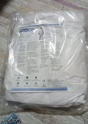 Gri Erkek tulum muşamba - Görsel 4