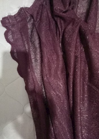 Bordo Düz Desen fon perde 90 cm en 232 cm boy ikili fiyat - Görsel 2