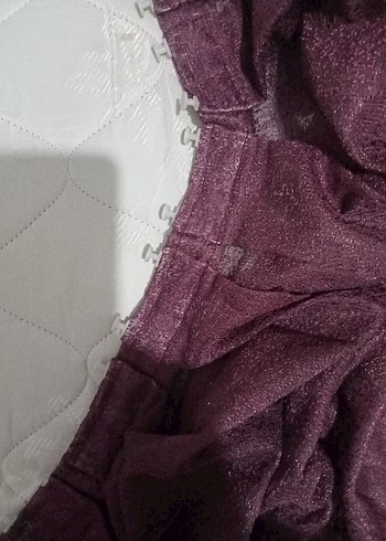 Bordo Düz Desen fon perde 90 cm en 232 cm boy ikili fiyat - Görsel 3