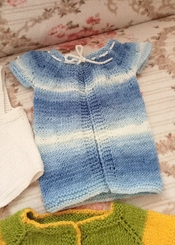 bebek yelekleri 61 yaş kadar hediyelik için Çok Renkli el örgü - Görsel 5