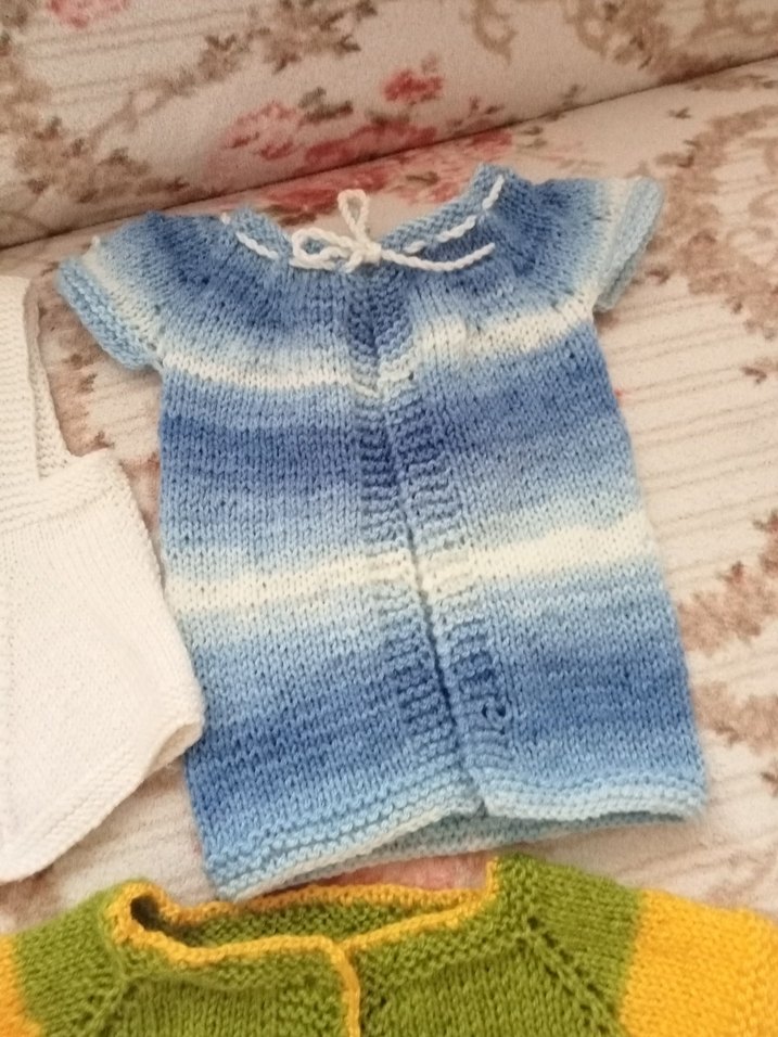 bebek yelekleri 61 yaş kadar hediyelik için Çok Renkli el örgü - Görsel 5
