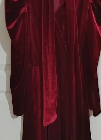 Kadife elbise - Görsel 2