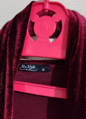 Kadife elbise - Görsel 4