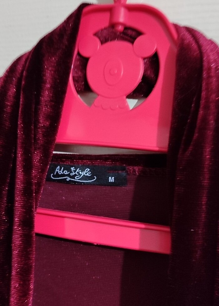 Kadife elbise - Görsel 4