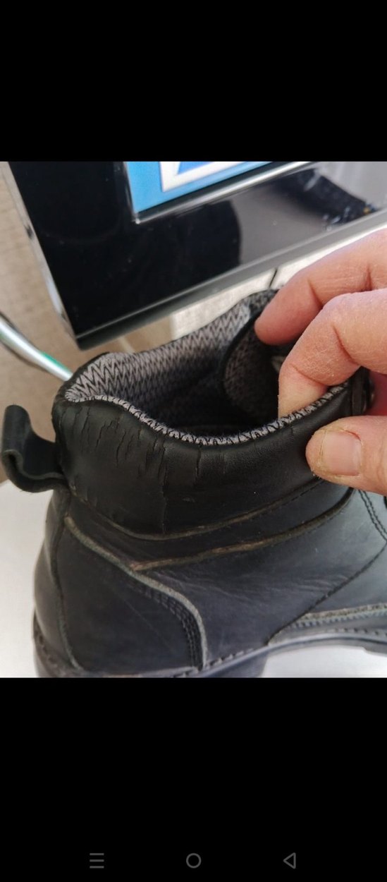 Kemer Detaylı Siyah Erkek Deri Biker Bot - Görsel 4