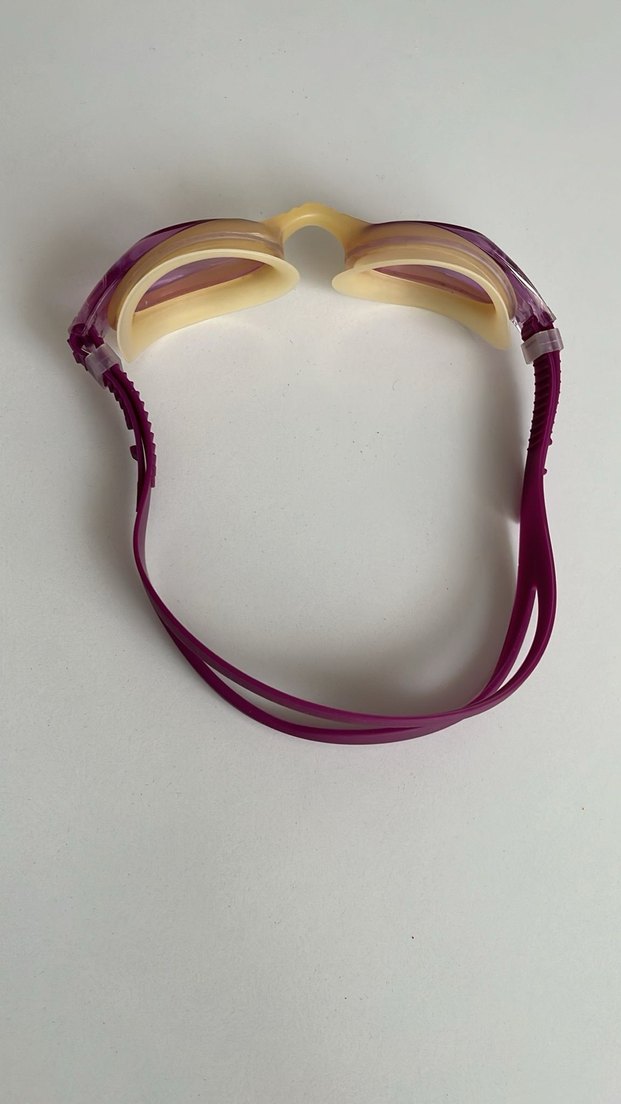 Şeffaf Pembe Bağlama Desenli Yüzücü Gözlüğü - Görsel 3