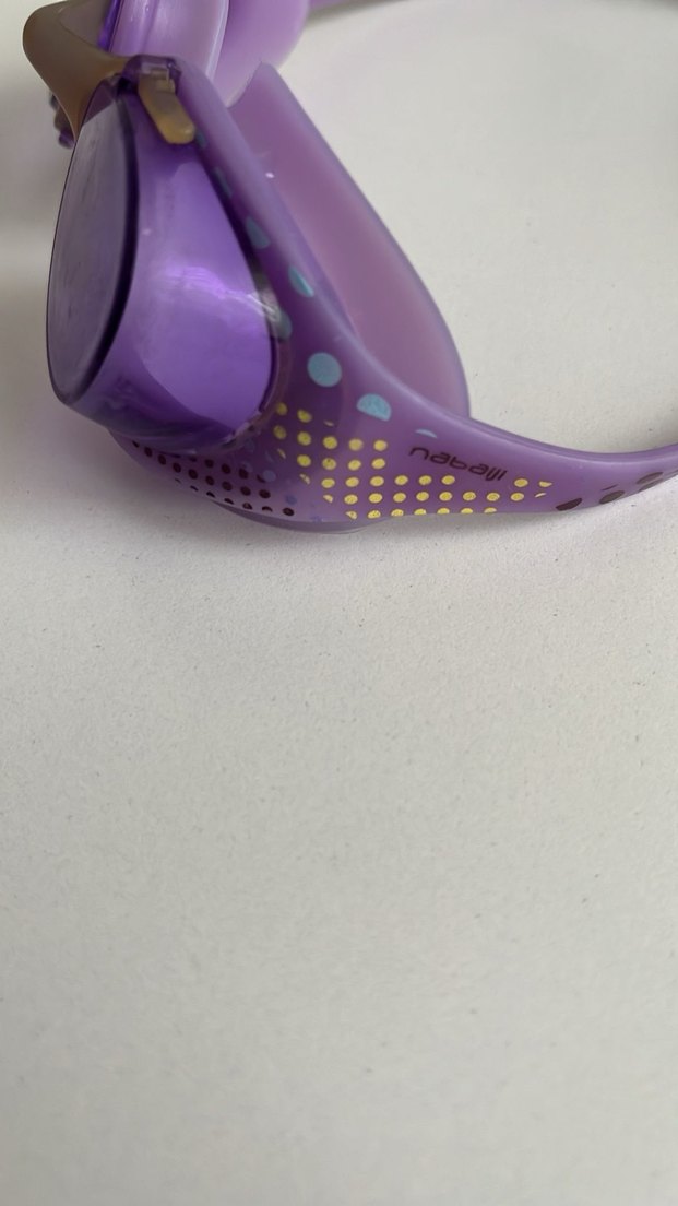 Mor Ayarlanabilir Bantlı Yüzücü Gözlüğü - Görsel 2