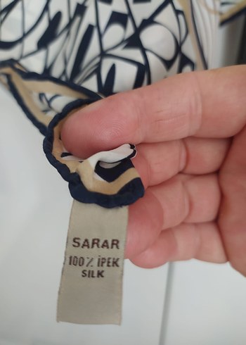 Beden Bej Gri Desenli Kadın eşarp