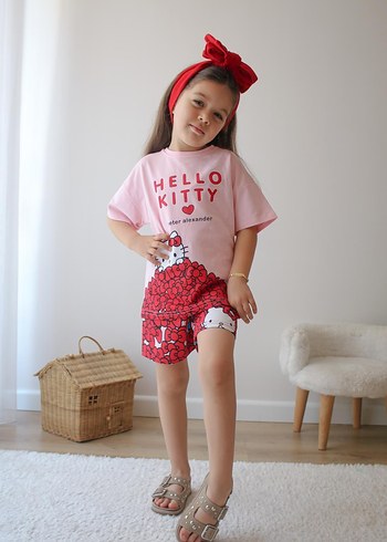 Hello Kitty Baskılı Kız Sıfır Etiketli jelibom marka yazlık takı