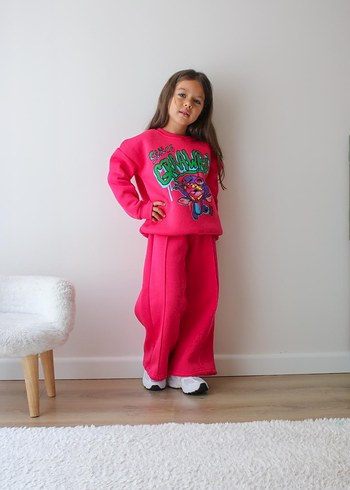 Kışlık 3 ip şardonlu kız çocuk takım - Görsel 2