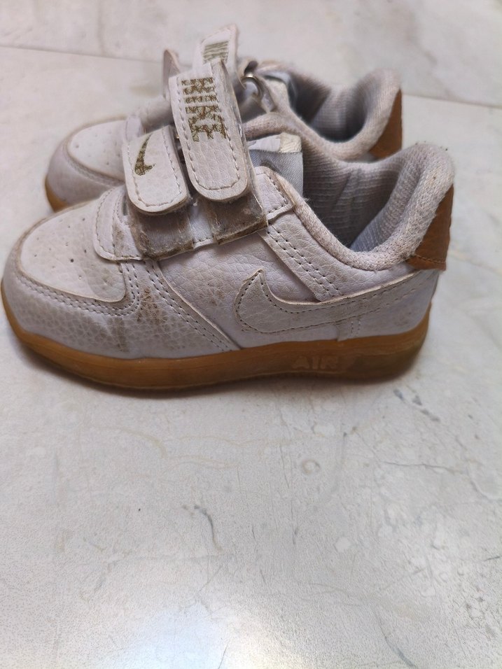 erkek Bebek İlk Adım Ayakkabısı Bej Velcro - Görsel 2