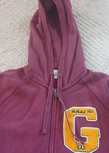 Bordo Fermuarlı Sweatshirt - Görsel 4