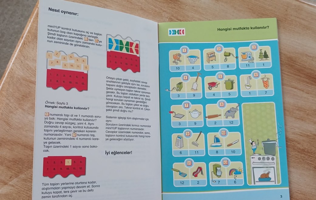 Mini Yup 7+ Görsel Dikkat ve Algı Geliştirme Eğitim Seti - Görsel 4