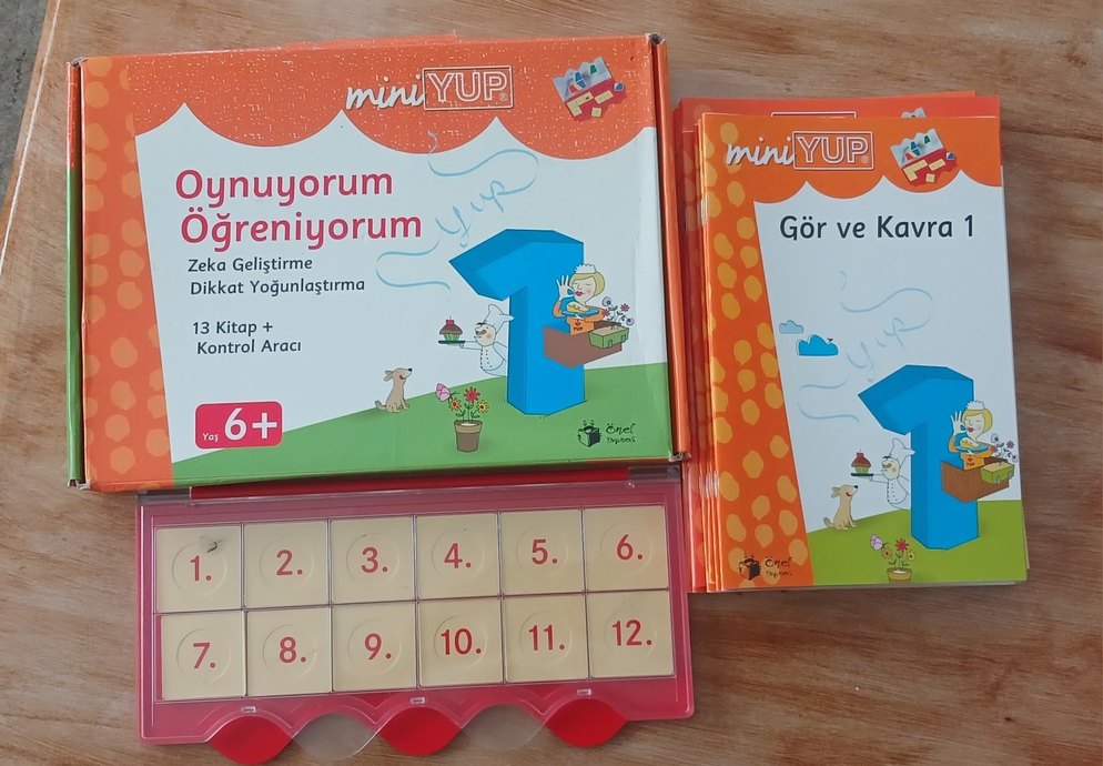 Mini Yup 7+ Görsel Dikkat ve Algı Geliştirme Eğitim Seti - Görsel 2