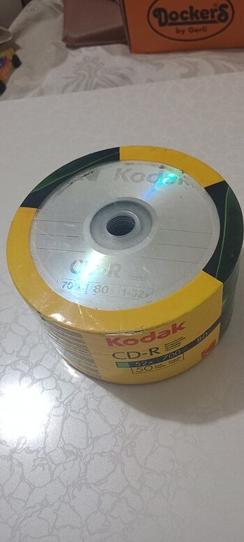 Sıfır 50li Kodak boş cd