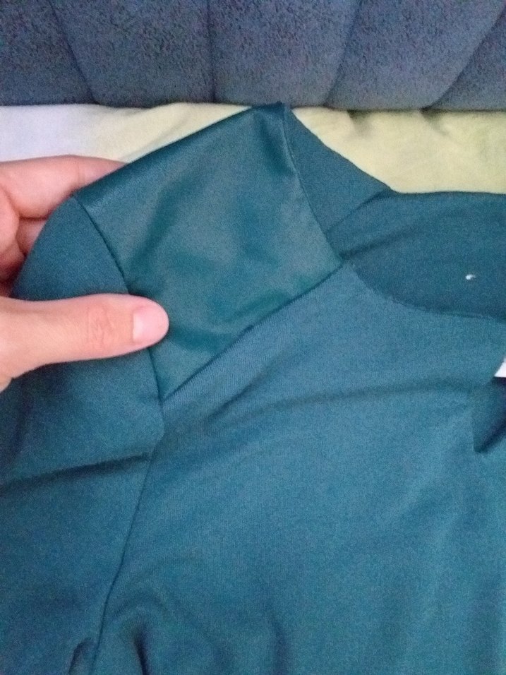 DeFacto Turkuaz Düğmeli elbise - Görsel 3