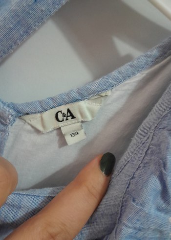 c&a kiz cocuk elbise - Görsel 5