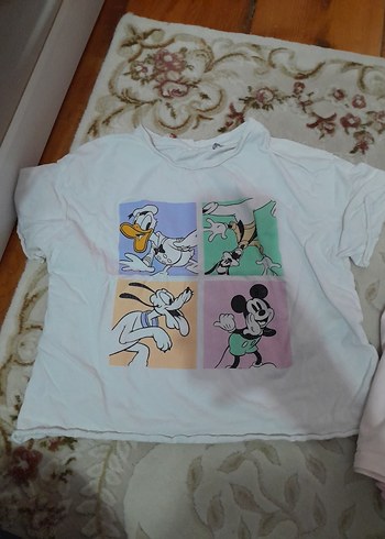 Baskılı Kız Çocuk Kısa Kollu Tişört - Görsel 3