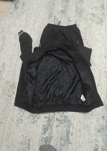 Siyah Fermuarlı erkek Eşofman Takımı - Görsel 3