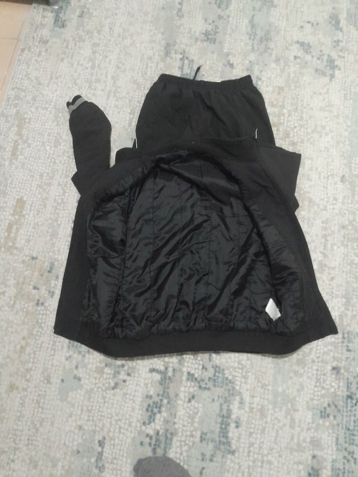 Siyah Fermuarlı erkek Eşofman Takımı - Görsel 3