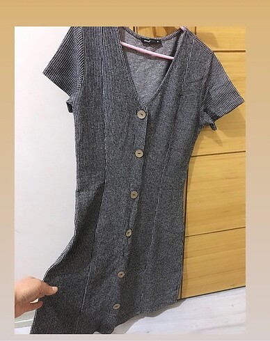 Defacto kısa kollu elbise - Görsel 5