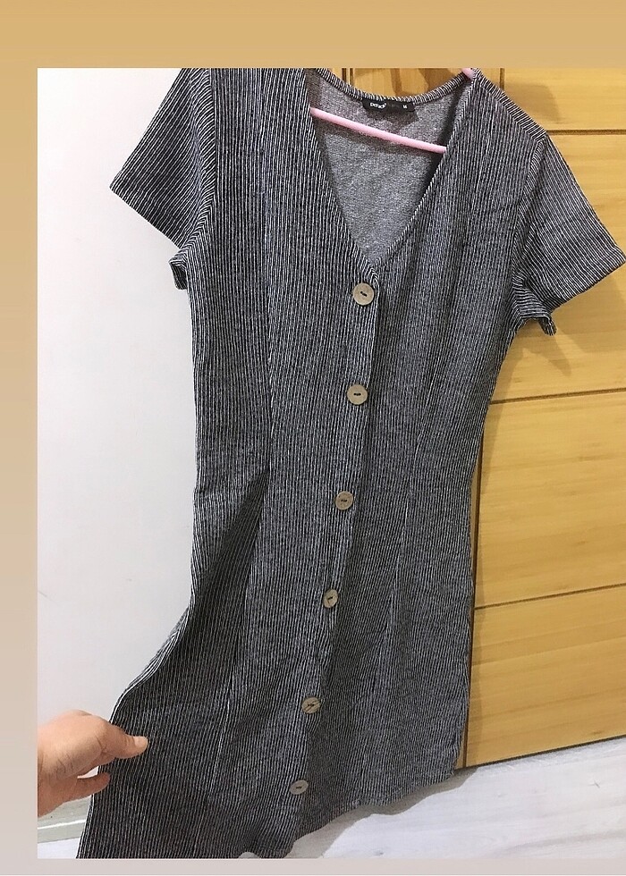 Defacto kısa kollu elbise - Görsel 5