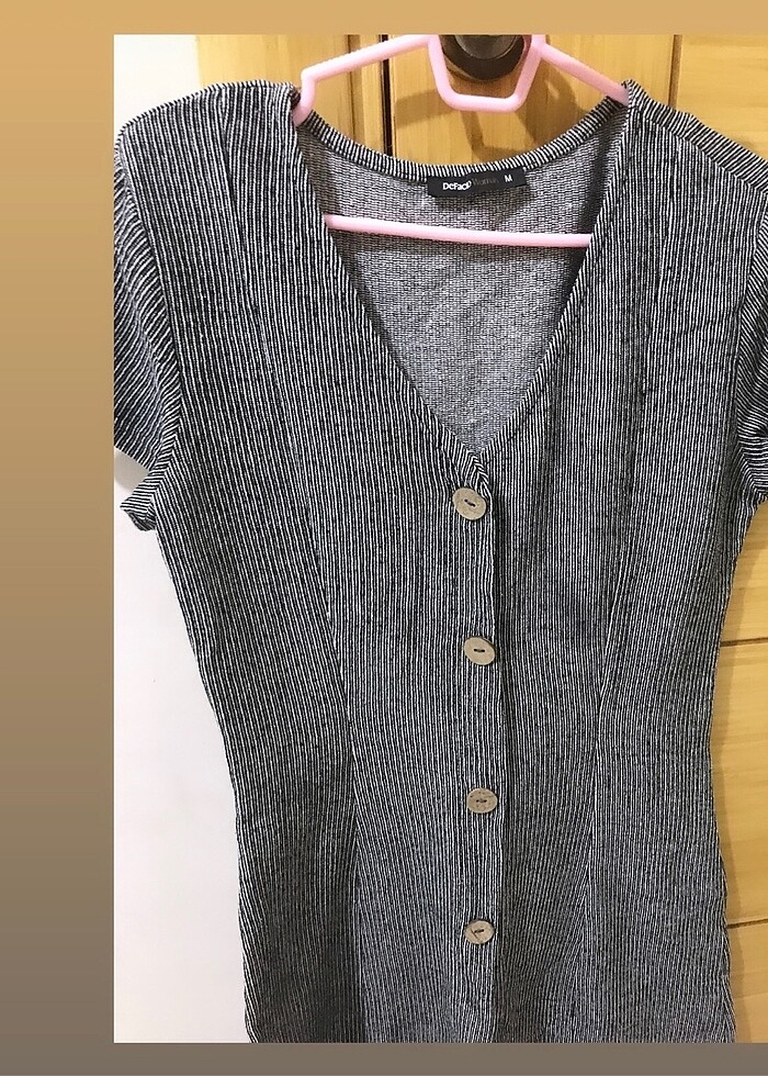 Defacto kısa kollu elbise - Görsel 4