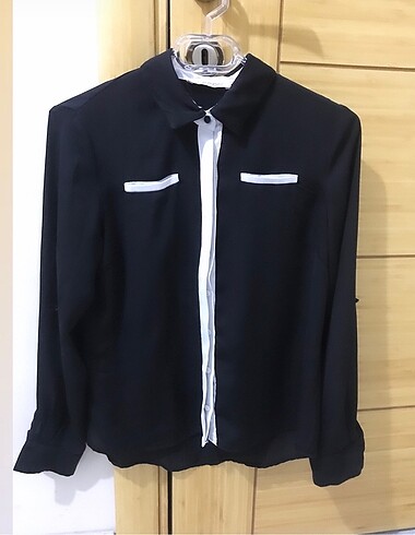 Şık dökümlü gömlek - Görsel 7